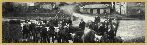 Historische Gruppenaufnahme in Emsing