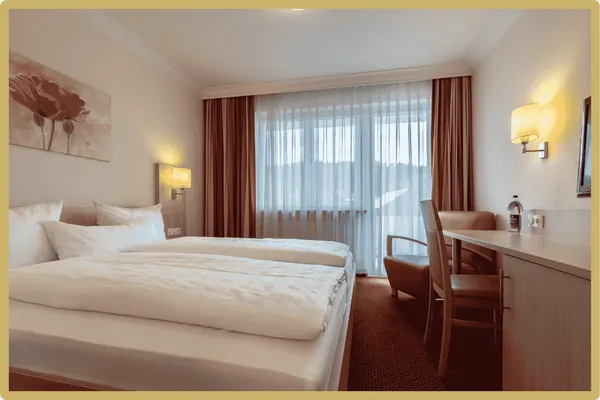 Modernisiertes Hotelzimmer im Hotel Dirsch