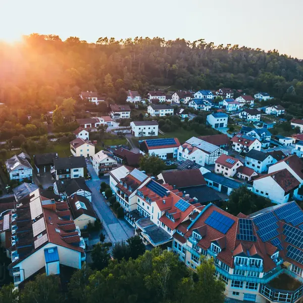 Hotel Dirsch aus der Vogelperspektive im und rund um das Hotel Dirsch im Naturpark Altmühltal