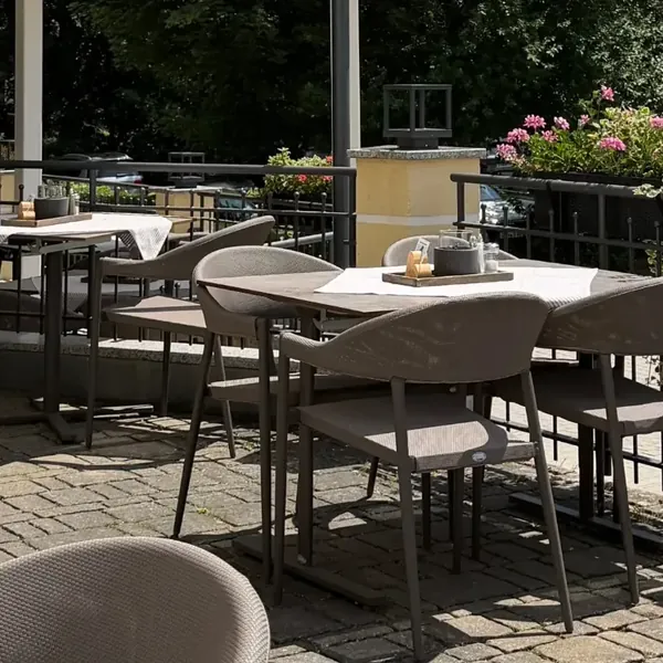 Restaurantterrasse im Restaurant- und Genussbereich des Hotel Dirsch